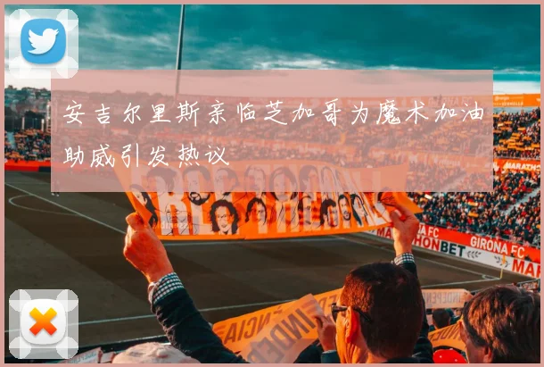 安吉尔里斯亲临芝加哥为魔术加油助威引发热议